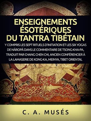 cover image of Enseignements ésotériques du Tantra Tibétain (Traduit)